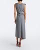 Victoria Beckham Victoria Beckham Draped asymmetric wool midi dress - 5