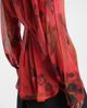 Victoria Beckham Victoria Beckham Draped printed silk blouse - 5
