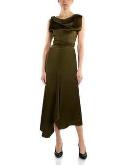 Victoria Beckham Victoria Beckham Draped Tailored Midi Dress