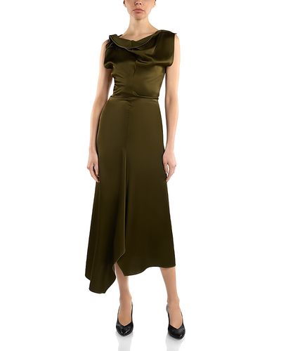 Victoria Beckham Victoria Beckham Draped Tailored Midi Dress