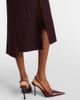 Victoria Beckham Victoria Beckham Draped virgin wool midi skirt - 4