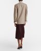 Victoria Beckham Victoria Beckham Draped virgin wool midi skirt - 6