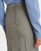 Victoria Beckham Victoria Beckham Draped wool and mohair midi skirt - 5