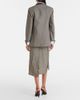 Victoria Beckham Victoria Beckham Draped wool and mohair midi skirt - 6
