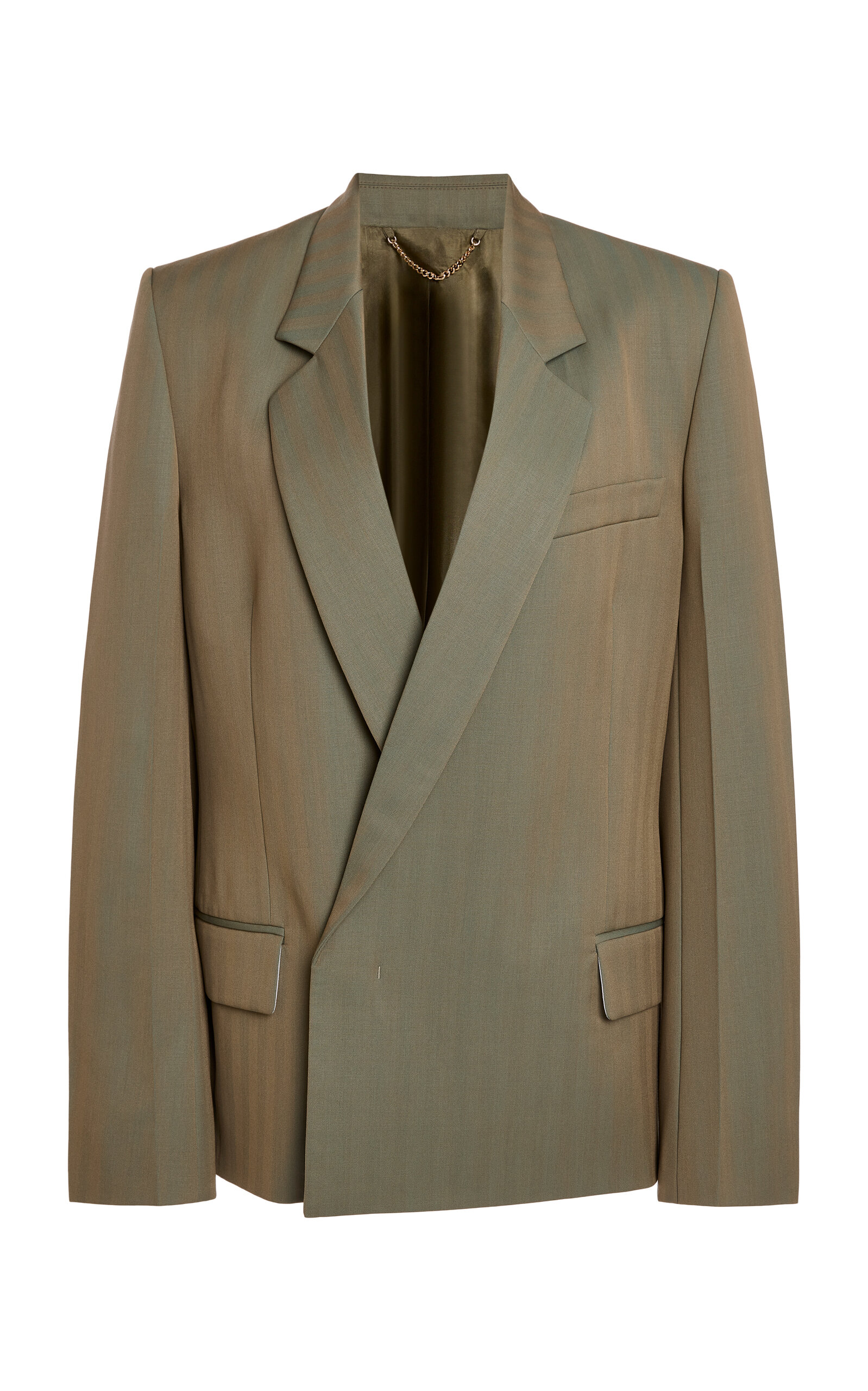 Victoria Beckham Victoria Beckham DroppedLapel Wool Blazer