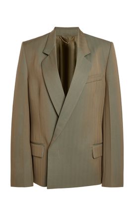 Victoria Beckham Victoria Beckham DroppedLapel Wool Blazer