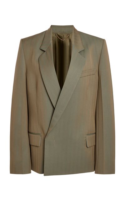 Victoria Beckham Victoria Beckham DroppedLapel Wool Blazer