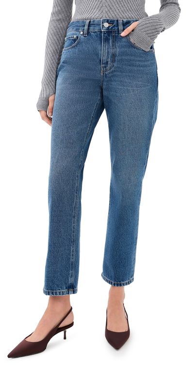Victoria Beckham Victoria Beckham Flare Jeans Mid Blue Wash