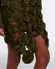 Victoria Beckham Victoria Beckham Floral-appliqué satin midi skirt - 4