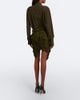 Victoria Beckham Victoria Beckham Floral-appliqué satin midi skirt - 6