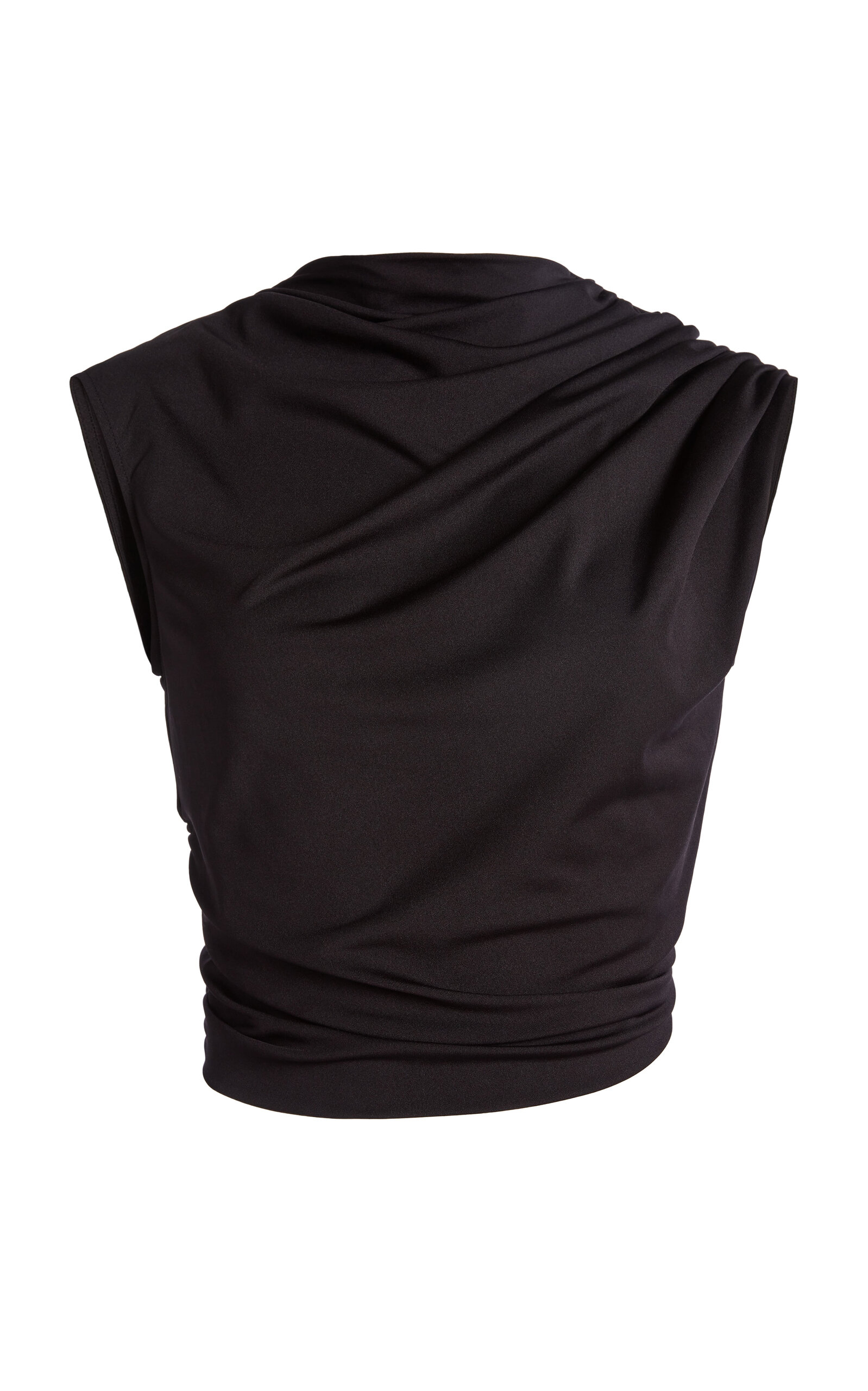 Victoria Beckham Victoria Beckham Gathered Crop Top