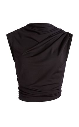 Victoria Beckham Victoria Beckham Gathered Crop Top