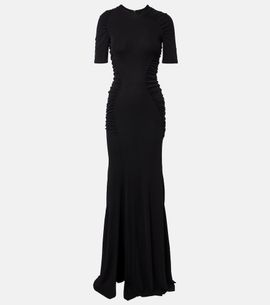 Victoria Beckham Victoria Beckham Gathered crÃªpe jersey gown