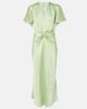 Victoria Beckham Victoria Beckham Gathered crêpe satin midi dress - 1
