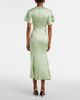 Victoria Beckham Victoria Beckham Gathered crêpe satin midi dress - 3