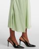 Victoria Beckham Victoria Beckham Gathered crêpe satin midi dress - 5