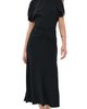 Victoria Beckham Victoria Beckham Gathered Waist Midi Dress Black - 1