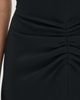 Victoria Beckham Victoria Beckham Gathered Waist Midi Dress Black - 6