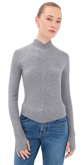 Victoria Beckham Victoria Beckham Georgia Jumper Grey Marl