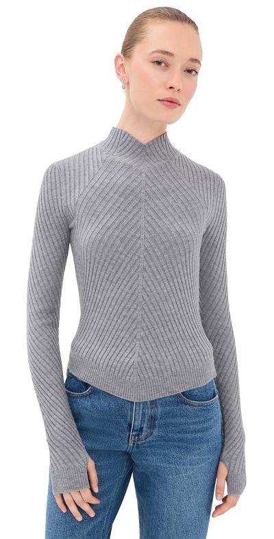 Victoria Beckham Victoria Beckham Georgia Jumper Grey Marl