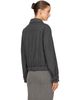 Victoria Beckham Victoria Beckham Gray Scarf Bomber Jacket - 3