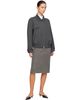 Victoria Beckham Victoria Beckham Gray Scarf Bomber Jacket - 4