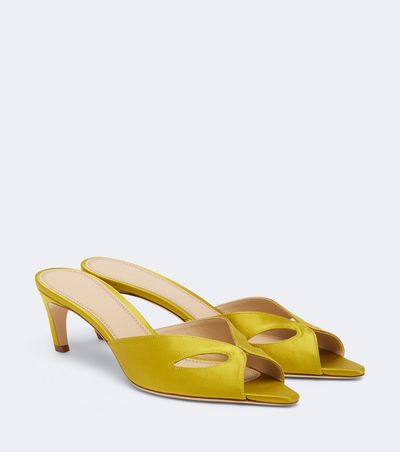 Victoria Beckham Victoria Beckham Harlow Mask satin mules