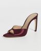 Victoria Beckham Victoria Beckham Harlow Open Toe Stiletto Mules 100 Burgundy - 2
