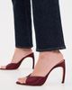 Victoria Beckham Victoria Beckham Harlow Open Toe Stiletto Mules 100 Burgundy - 3