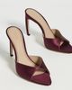 Victoria Beckham Victoria Beckham Harlow Open Toe Stiletto Mules 100 Burgundy - 5