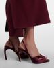 Victoria Beckham Victoria Beckham Harlow satin slingback sandals - 2