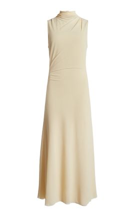 Victoria Beckham Victoria Beckham High Neck Midi Dress