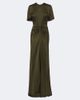 Victoria Beckham Victoria Beckham Isabella ruched satin gown - 1
