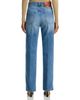 Victoria Beckham Victoria Beckham Julia Straight Leg Jeans in Worn Blue Wash - 3