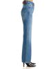 Victoria Beckham Victoria Beckham Julia Straight Leg Jeans in Worn Blue Wash - 4