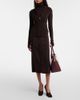 Victoria Beckham Victoria Beckham Knitted wool-blend midi skirt - 2