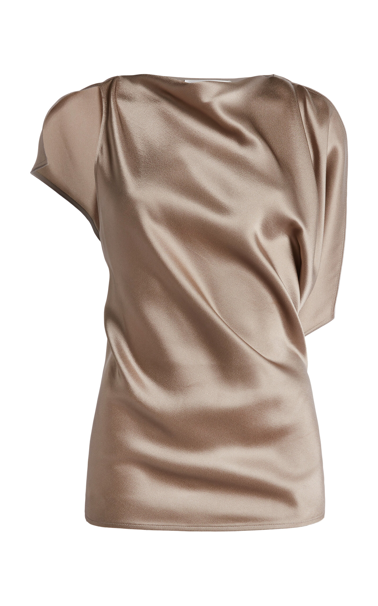 Victoria Beckham Victoria Beckham Kyra Asymmetrical Draped Top