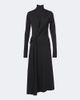 Victoria Beckham Victoria Beckham Letice gathered turtleneck jersey midi dress - 1