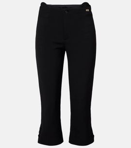 Victoria Beckham Victoria Beckham Logo capri pants