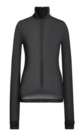 Victoria Beckham Victoria Beckham Long Sleeve Sheer Top
