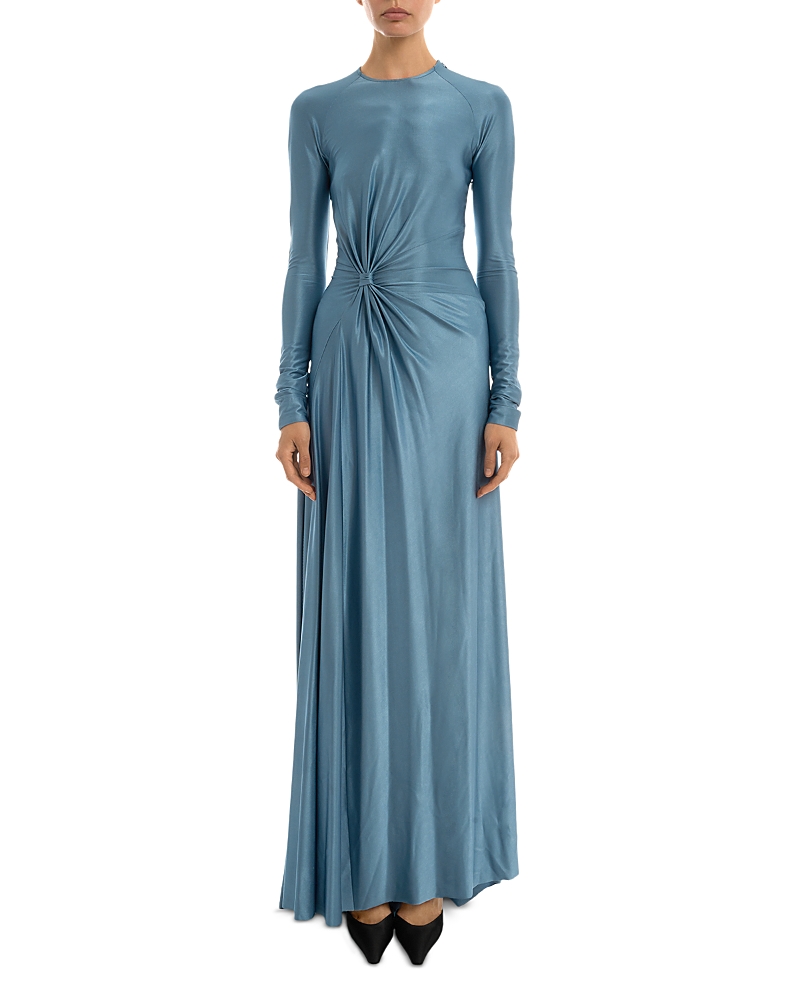 Victoria Beckham - Long Sleeve Twist Detail Gown Victoria Beckham - Long Sleeve Twist Detail Gown