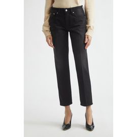 Victoria Beckham Victoria Beckham Low Rise Straight Leg Ankle Jeans