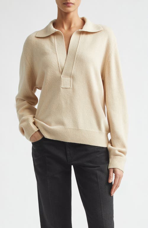 Victoria Beckham Victoria Beckham Merino Wool & Cashmere Polo Sweater