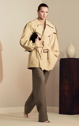 Victoria Beckham Victoria Beckham MidRise WideLeg Wool Trousers