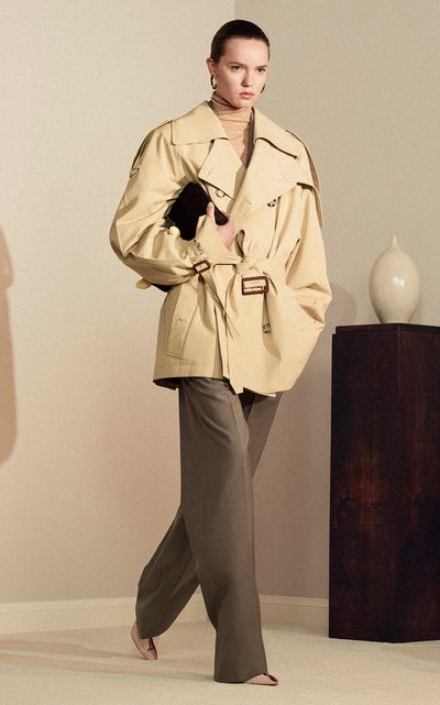 Victoria Beckham Victoria Beckham MidRise WideLeg Wool Trousers