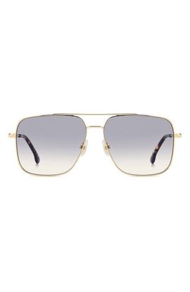 Victoria Beckham Victoria Beckham Navigator 57mm Aviator Sunglasses