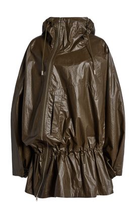 Victoria Beckham Victoria Beckham Oversized Hooded Cotton Parka