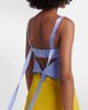 Victoria Beckham Victoria Beckham Paneled satin and cady midi dress - 6