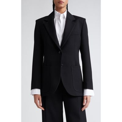 Victoria Beckham Victoria Beckham Patch Pocket Twill Blazer