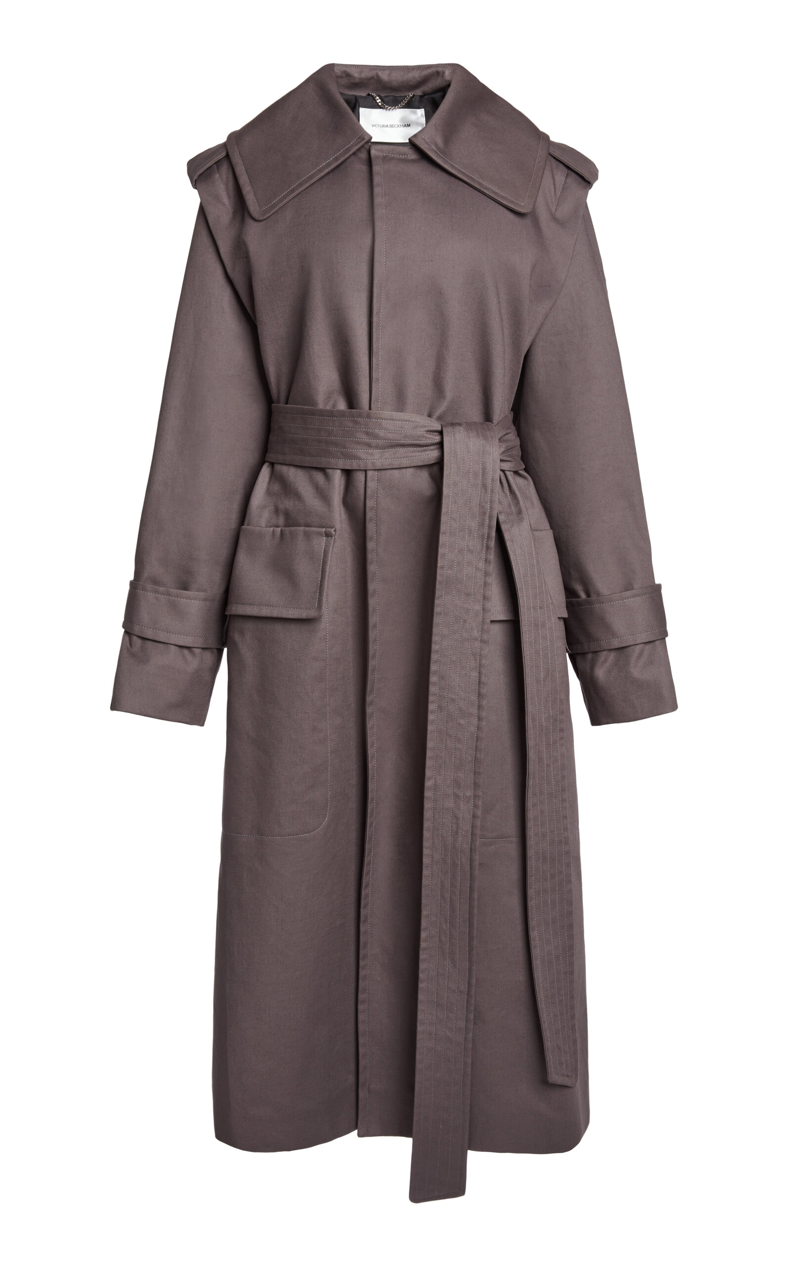 Victoria Beckham - Philippa Belted Cotton Trench Coat